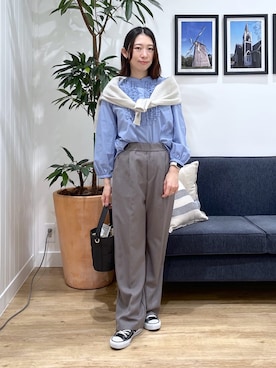 吉村佳菜子さん(レディース・160cm)の春コーディネート