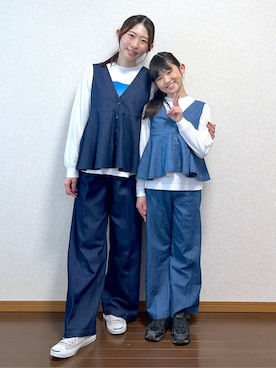 吉村佳菜子さん(キッズ・133cm)の春コーディネート