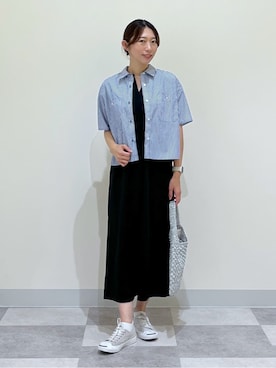 吉村佳菜子さん（レディース・159cm）の夏コーディネート