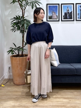 吉村佳菜子さん(レディース・160cm)の春コーディネート