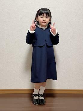 吉村佳菜子さん(キッズ・100cm)の冬コーディネート