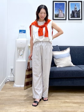 吉村佳菜子さん(レディース・160cm)の夏コーディネート