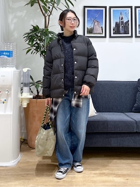 吉村佳菜子さん(レディース・160cm)の冬コーディネート