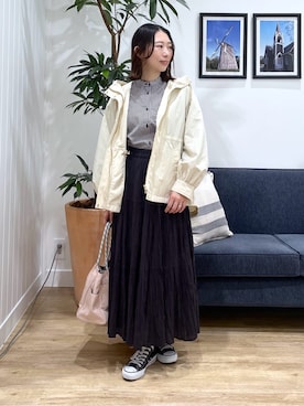 canaさん(レディース・160cm)の春コーディネート