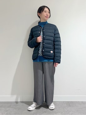 「Vincent et Mireille（バンソンエミレイユ）のアイテム」を使った、canaさん（レディース・159cm）の秋コーディネート