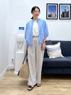吉村佳菜子さん(レディース・160cm)の夏コーディネート