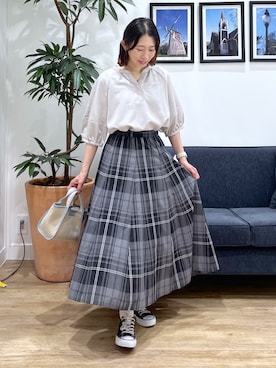 吉村佳菜子さん(レディース・160cm)の春コーディネート