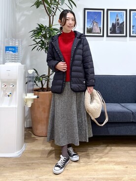 吉村佳菜子さん(レディース・160cm)の冬コーディネート