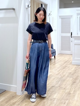 吉村佳菜子さん(レディース・160cm)の夏コーディネート