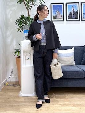 吉村佳菜子さん(レディース・160cm)の冬コーディネート