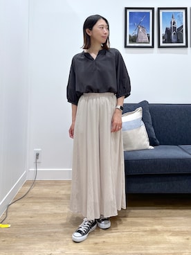 吉村佳菜子さん（レディース・160cm）の夏コーディネート