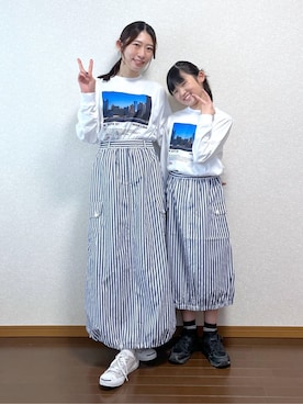 canaさん(キッズ・133cm)の春コーディネート
