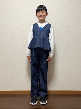 吉村佳菜子さん(キッズ・133cm)の冬コーディネート