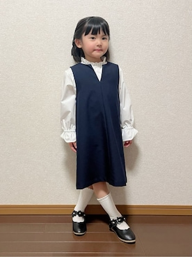 吉村佳菜子さん(キッズ・100cm)の冬コーディネート