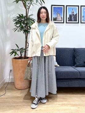吉村佳菜子さん（レディース・160cm）の春コーディネート