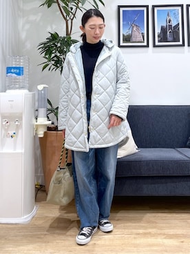 吉村佳菜子さん(レディース・160cm)の冬コーディネート