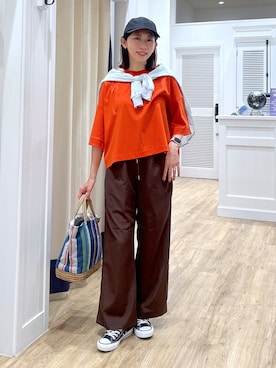 吉村佳菜子さん（レディース・160cm）の夏コーディネート