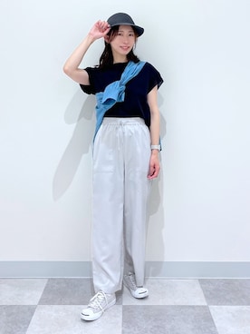 吉村佳菜子さん(レディース・159cm)の春コーディネート