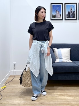 吉村佳菜子さん(レディース・160cm)の春コーディネート