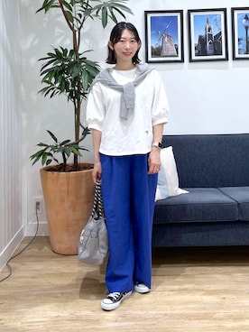 吉村佳菜子さん（レディース・160cm）の春コーディネート