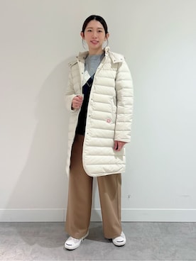 「Vincent et Mireille（バンソンエミレイユ）のアイテム」を使った、canaさん（レディース・159cm）の秋コーディネート