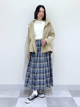 吉村佳菜子さん(レディース・160cm)の冬コーディネート