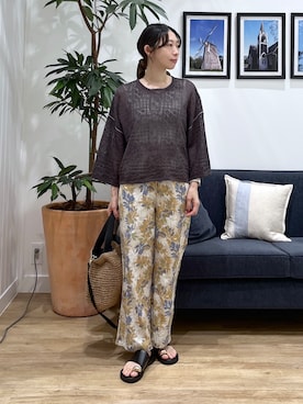 吉村佳菜子さん(レディース・160cm)の春コーディネート