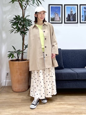 吉村佳菜子さん（レディース・160cm）の春コーディネート