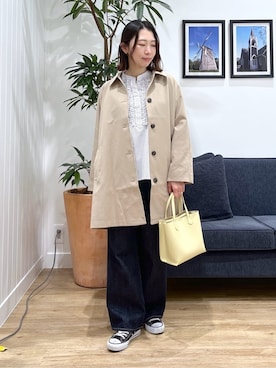 「SOUP（スープ）のアイテム（トップス）」を使った、吉村佳菜子さん（レディース・160cm）の冬コーディネート