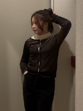 「VIS（ビス）のアイテム（トップス）」を使った、irassai__さん（レディース・157cm）の冬コーディネート