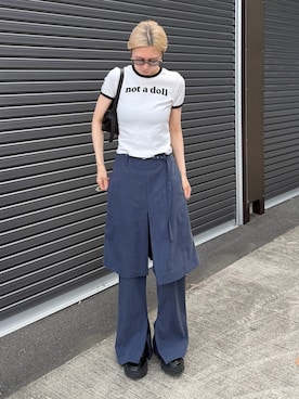 「FILLIN（フィルイン）のアイテム」を使った、meiさん（レディース・161cm）の春コーディネート