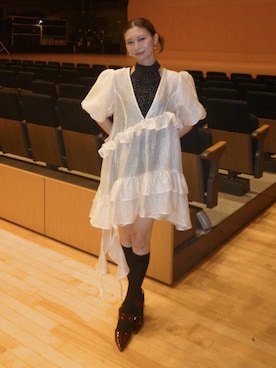 「Studio Doe（スタジオドー）のアイテム」を使った、meiさん（レディース・161cm）の夏コーディネート