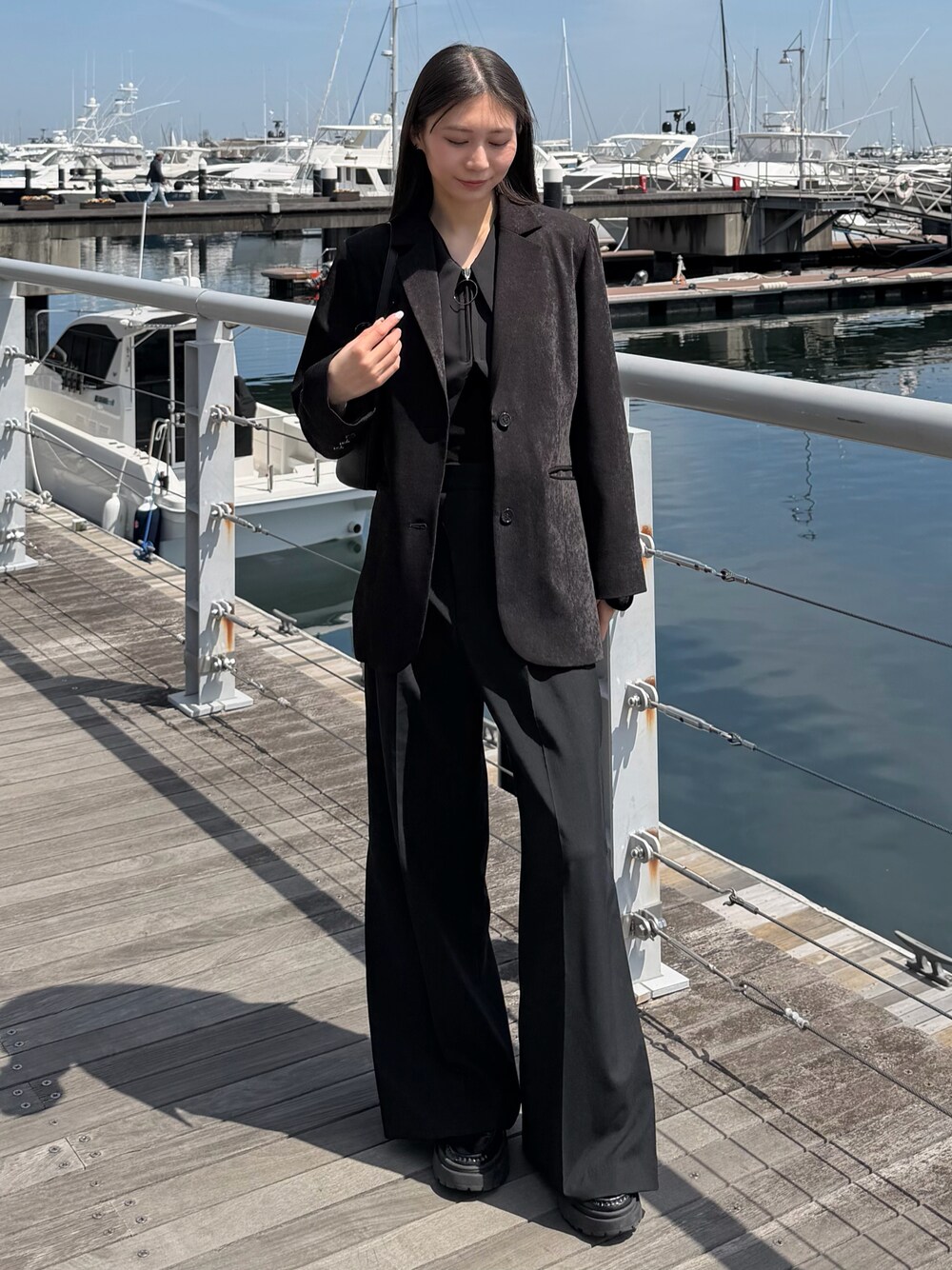 SENEE（セニー）の「waist belt tailored jacket（ウエストベルト