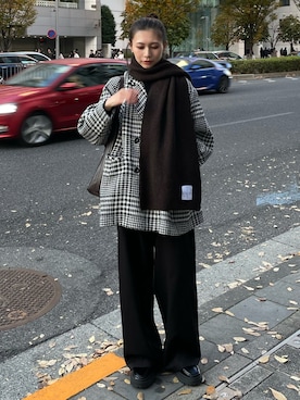 「FILLIN（フィルイン）のアイテム」を使った、meiさん（レディース・161cm）の冬コーディネート