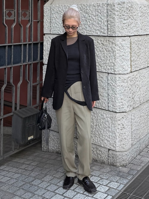 waist belt tailored jacket（ウエストベルトテーラードジャケット