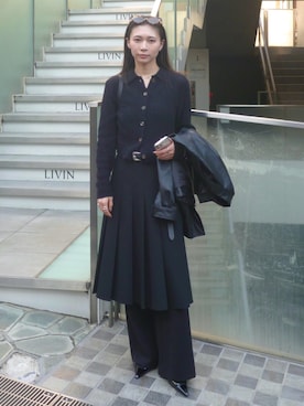 「sahara（サハラ）のアイテム」を使った、meiさん（レディース・161cm）の春コーディネート