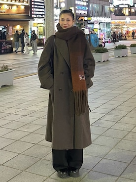 「FILLIN（フィルイン）のアイテム」を使った、meiさん（レディース・161cm）の冬コーディネート