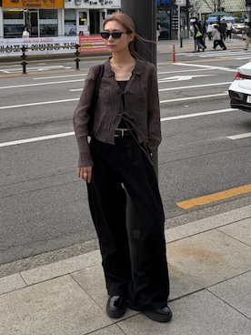 「Studio Doe（スタジオドー）のアイテム」を使った、meiさん（レディース・161cm）の夏コーディネート