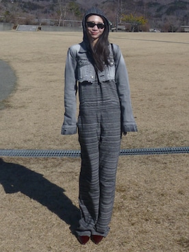 「gentle monster（ジェントルモンスター）のアイテム」を使った、meiさん（レディース・161cm）の春コーディネート