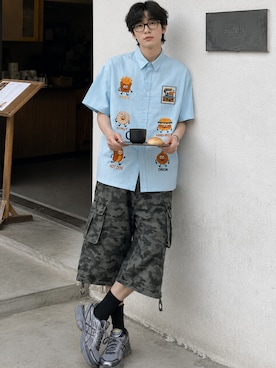 HOOK officialさん(メンズ・180cm)の夏コーディネート