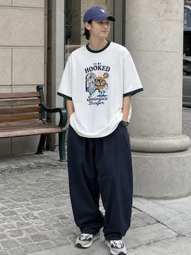 「streetstyle」｜HOOK officialさん（メンズ・165cm）の夏コーディネート