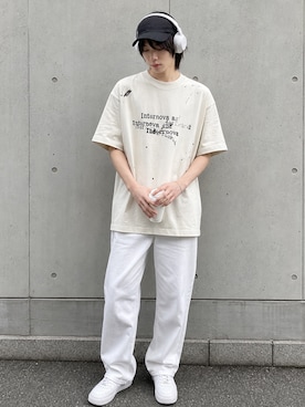 「HOOK（フック）のアイテム」を使った、HOOK officialさん（メンズ・173cm）の夏コーディネート