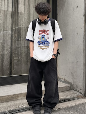 「streetstyle」｜HOOK officialさん（メンズ・169cm）の夏コーディネート