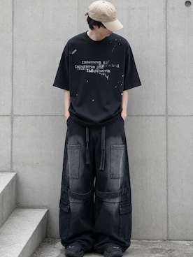 「HOOK（フック）のアイテム」を使った、HOOK officialさん（メンズ・179cm）の夏コーディネート
