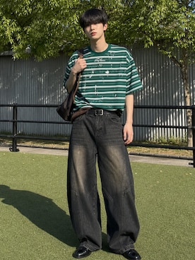 「HOOK（フック）のアイテム」を使った、HOOK officialさん（メンズ・182cm）の夏コーディネート