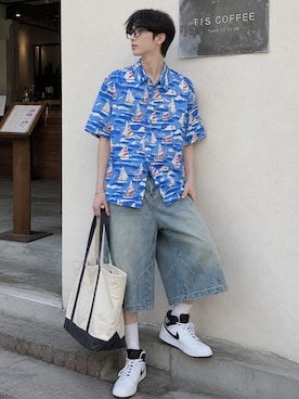 HOOK officialさん（メンズ・176cm）の夏コーディネート