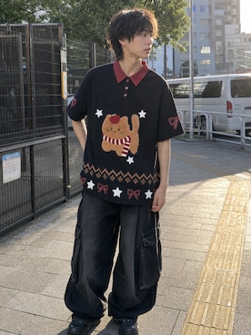 「HOOK（フック）のアイテム」を使った、HOOK officialさん（メンズ・175cm）の夏コーディネート