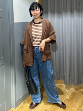 「Right-on（ライトオン）のアイテム」を使った、阿部みかさん（レディース・158cm）の夏コーディネート