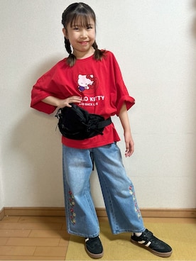 阿部みかさん(キッズ・132cm)の春コーディネート