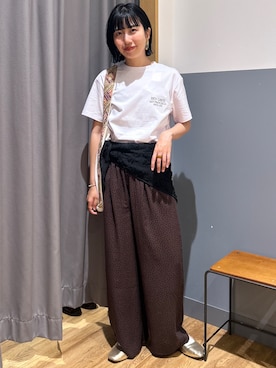 阿部みかさん(レディース・158cm)の夏コーディネート